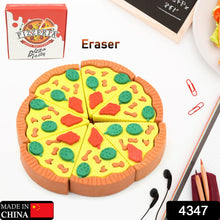 3D Pizza Slices Kids Favourite Food Eraser, Pizza 7 slice eraser for kids