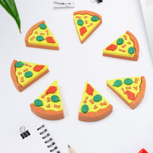 3D Pizza Slices Kids Favourite Food Eraser, Pizza 7 slice eraser for kids