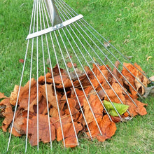 115-152 CM Rake for Gardening, Stainless Steel Telescopic Garden Rack for Quick Clean Up