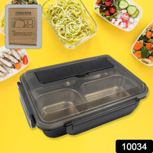 4 Compartment Insulated Lunch Box Stainless Steel |Tiffin Box for Boys & Girls